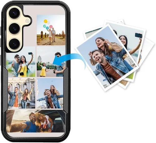 Vista 50 de Funda de teléfono personalizada para Galaxy S20 FE 5G, funda para teléfono multifoto, funda protectora resistente de doble capa a prueba de golpes