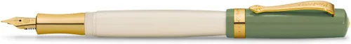 Vista 5 de Kaweco STUDENT 20's Jazz Bolígrafo I Business Bolígrafo de acrílico de alta calidad en marrón y crema I Elegante bolígrafo con caja de regalo