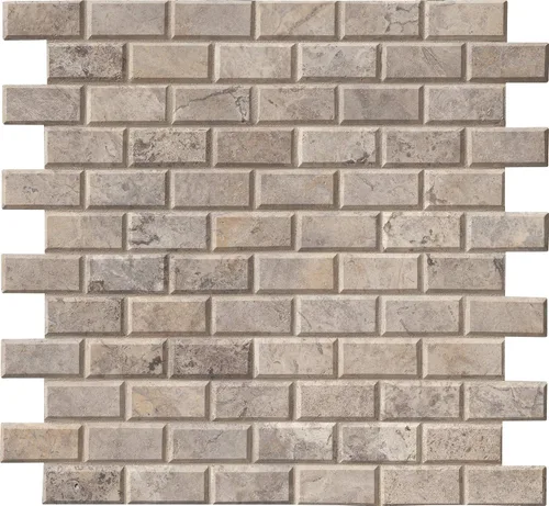 Vista 18 de MSI Azulejo de mosaico montado en malla de ladrillo de cerámica biselado blanco antiguo para salpicaduras de cocina, pared de baño, pared de acento