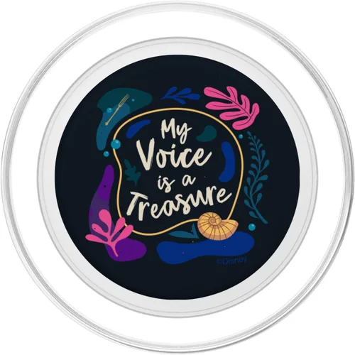 Vista 2 de Disney La Sirenita Ariel My Voice es un tesoro PopSockets MagSafe PopGrip para iPhone