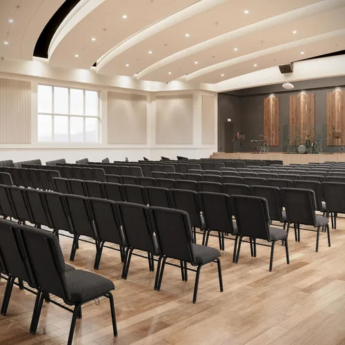 Vista 6 de Flash Furniture Advantage - Silla de iglesia con descuento de mármol negro, 21 pulgadas de ancho