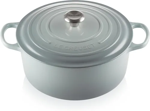 Vista 58 de Le Creuset Horno holandés redondo Signature de hierro fundido esmaltado, 4.5 cuartos de galón., Artichaut