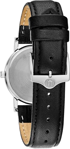 Vista 2 de Bulova 96P192 - Reloj analógico de cuarzo para mujer con correa de piel