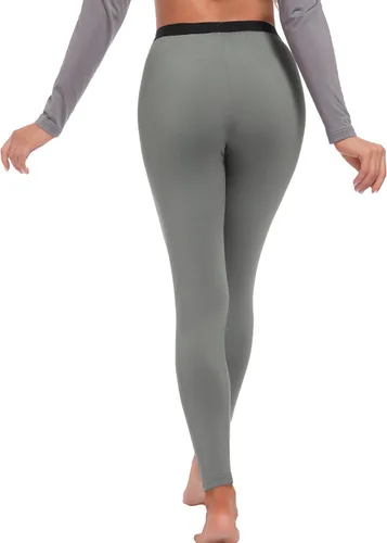 Vista 2 de INNERSY Ropa interior térmica para mujer, ligera, capa base larga