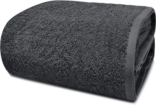 Vista 15 de DAN RIVER Paquete de 1 sábana de baño de 40x80 pulgadas, sábanas de baño jumbo para adultos, toallas grandes gruesas y absorbentes - Aguamarina