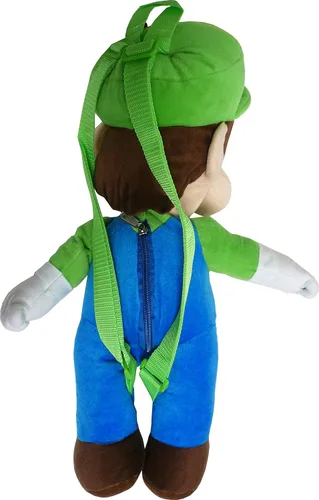 Vista 2 de Mochila de felpa Luigi - Mochila de felpa Super Mario Brothers