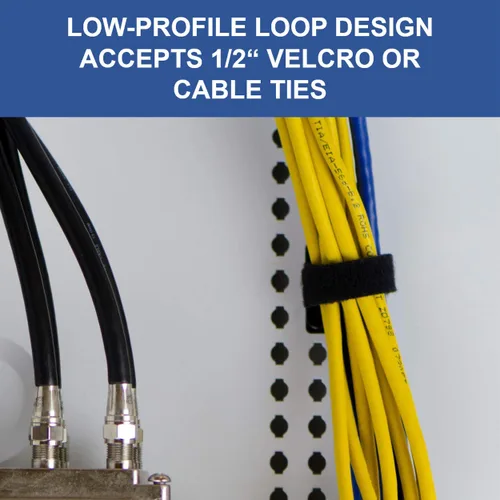 Vista 8 de Legrand - Clips de gestión de cables OnQ, sin herramientas para instalar la gestión de cables de pared, clips para cables soportan una fuerza