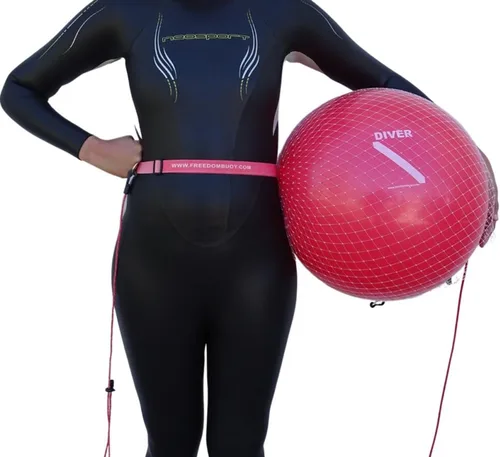 Vista 11 de Boya de natación en aguas abiertas Altamente visible, aumenta la seguridad Ideal para nadadores recreativos, triatletas, kayakistas Baja