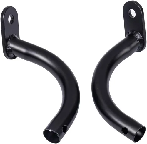 Vista 4 de Bolsas de sillín Alforja Protector Eliminador Soportes para Harley Touring Electra Glide FLHT 1997-2008 (negro)