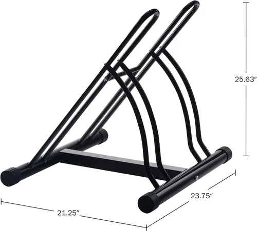 Vista 3 de RAD Sportz Juego de 2 soportes para bicicletas, cada estante de acero duradero tiene capacidad para 2 bicicletas de montaña, carretera o niños