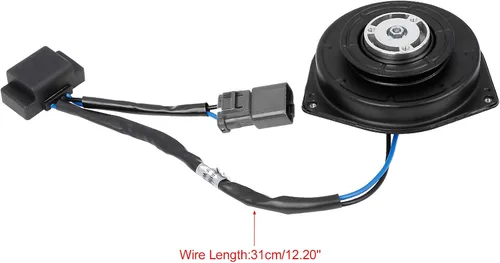 Vista 3 de X AUTOHAUX 38616-PWA-J01 38616-R40-A01 A/C condensador radiador motor de ventilador para Honda Fit 2007-2008