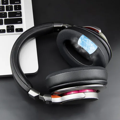 Vista 7 de SOULWIT Almohadillas de gel refrescante para Audio-Technica ATH M50X/M40X, HyperX Cloud/Alpha, SteelSeries Arctis, almohadillas para los oídos