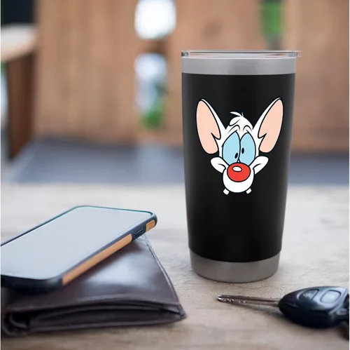 Vista 7 de Pinky and the Brain Pinky - Vaso aislado de acero inoxidable