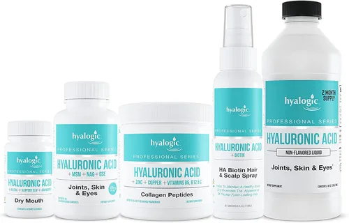 Vista 7 de HA Professionals - Suplemento de colágeno en polvo para piel y articulaciones, ácido hialurónico + zinc + cobre + vitaminas B6, B12 y C – Colágeno
