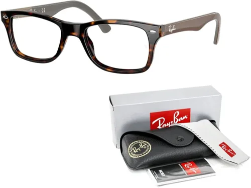 Vista 3 de Ray-Ban RX5228 - Lentes cuadrados para hombre y mujer + paquete con kit de gafas de diseñador iWear