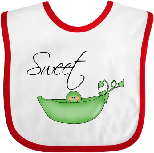 Vista 24 de inktastic Babero para bebé Sweet Pea