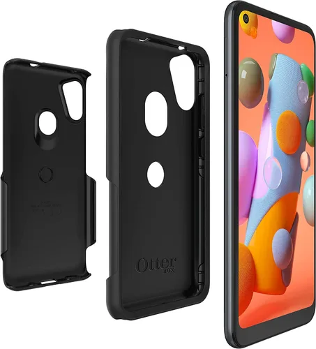 Vista 6 de OtterBox Commuter Series - Funda delgada para Samsung Galaxy A11 (solamente), color negro
