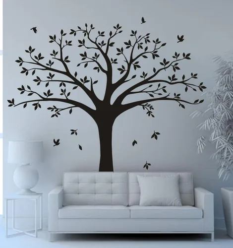 Vista 6 de Tamaño grande árbol de familia Marcos de Fotos pegatina de pared vinilo calcomanía decorativo para pared para la decoración del hogar