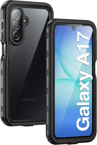 Vista 16 de Lanhiem - Funda para Samsung Galaxy A16 5G, impermeable IP68, resistente al polvo, con protector de pantalla integrado, cubierta protectora