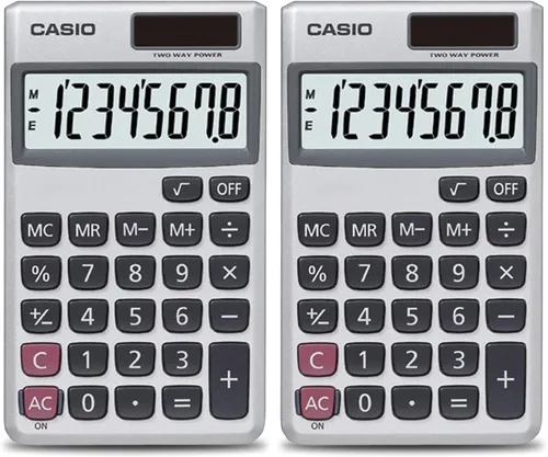 Vista 6 de Casio SL-300SV Calculadora de escritorio de función estándar Uso general Pantalla grande de 8 dígitos Tamaño de bolsillo Funciones