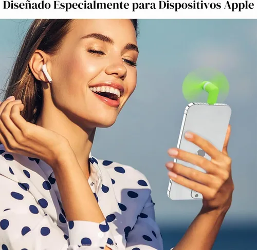 Vista 7 de Paquete de 3 ventiladores de teléfono portátiles compatibles con iPhone 14