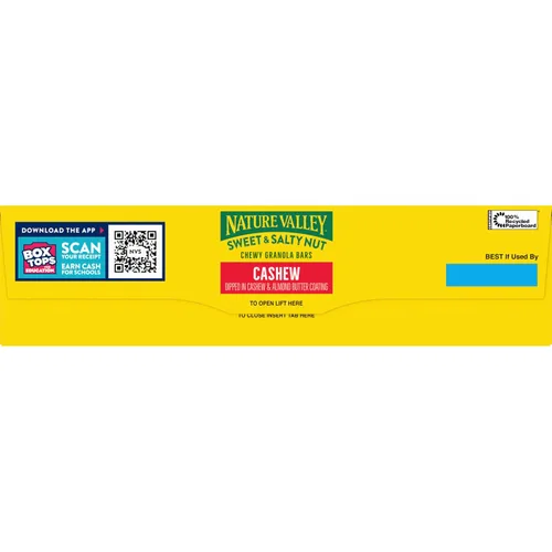 Vista 7 de Nature Valley Barras de granola de nueces dulces y saladas, anacardo, 15 barras, 18 onzas