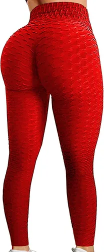 Vista 14 de SEASUM - Pantalones de yoga de cintura alta para mujer, con control de abdomen y realce de glúteos, leggings favorecedores para entrenar y correr
