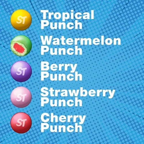 Vista 5 de SweeTARTS Caramelos Chewy Fusions, mezcla de ponche de frutas, dulce y agrio, 9 onzas