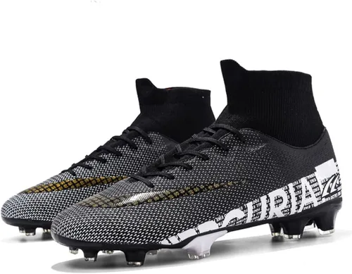 Vista 2 de FGCVX Botas de fútbol atléticas para hombre, zapatos de fútbol de césped, suelo firme