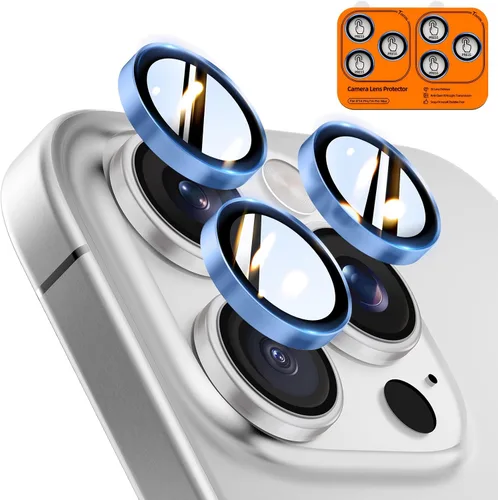 Vista 49 de TOCOL Protector de lente de cámara para iPhone 13 / iPhone 13 Mini vidrio templado HD individual resistente a los arañazos, accesorios compatibles