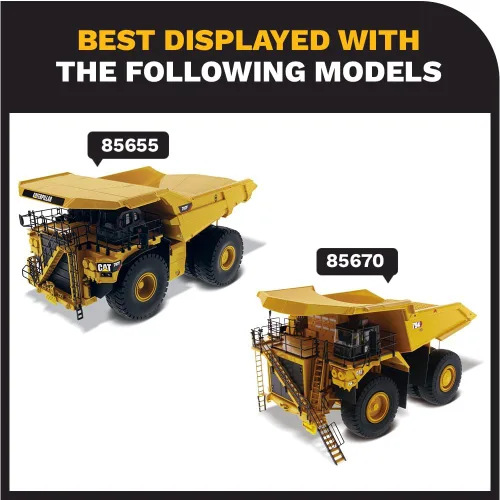 Vista 8 de Camión minero Caterpillar 798 AC 1:50 - Diecast Masters - 85671 - Serie High Line