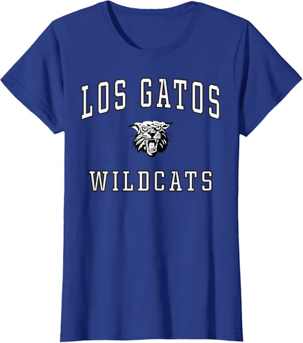 Vista 53 de Camiseta de Los Gatos de la escuela secundaria de Wildcats C1