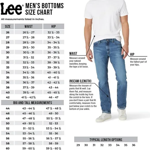 Vista 6 de Lee Extreme Motion Jeans rectos ajustados, para hombre