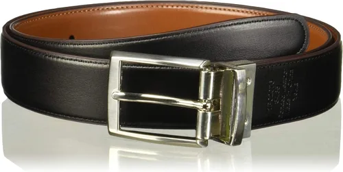 Vista 2 de Perry Ellis Men's Amigo Portfolio Leather Reversible Belt (Sizes 30-54 Inches)