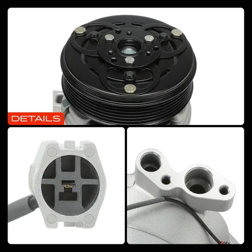 Vista 9 de A-Premium Compresor de aire acondicionado con embrague compatible con Mazda 6 2.3L 3.0L 2003-2008