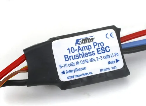 Vista 2 de E-flite 10-Amp Pro Brushless ESC EFLA1010 Control de velocidad de aviones