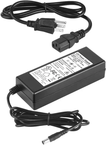 Vista 6 de Adaptador de fuente de alimentación de CA a CC 48V 1.3A 60W, enchufe 0.217 in x 0.083 in, UL listado