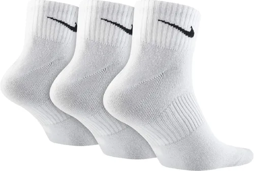 Vista 2 de Nike Calcetines ligeros para hombre, Blanco
