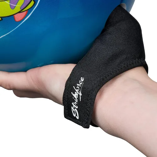 Vista 2 de Strikeforce Bowling Thumb Saver en mano derecha o izquierda