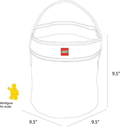 Vista 2 de LEGO Bolso de Halloween, Amarillo, Lego Bolso de Halloween de calavera
