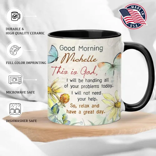 Vista 6 de TheUnifury - Tazas cristianas personalizadas para mujer, taza con versículo de la Biblia, taza de té religiosa, taza inspiradora para mamá, abuela