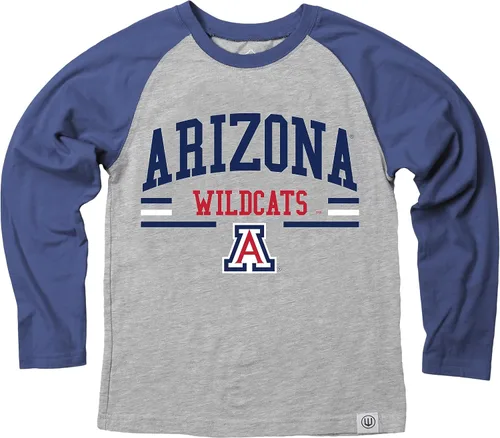 Vista 41 de Wes and Willy NCAA playera raglán de manga larga para niños
