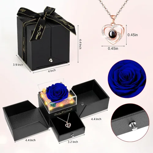 Vista 6 de Regalos de rosas para el día de la madre para mamá de hija e hijo, flores frescas para entrega, regalos de cumpleaños para mujeres, regalos de rosa
