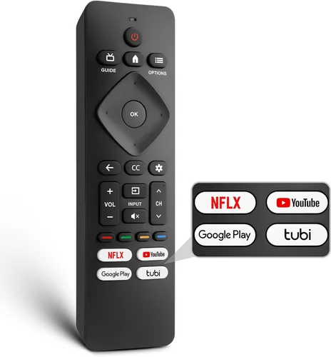 Vista 7 de Control remoto de reemplazo universal para Roku Express, para Roku Premiere, para Roku Box, para Roku Player, para Roku 1 2 3 4 -【NO para Stick o TV】