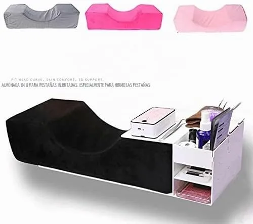 Vista 3 de HOKY, Almohada de pestañas Soporte para el cuello Almohada de pestañas de injerto suave Almohada de extensión de pestañas de espuma viscoelástica