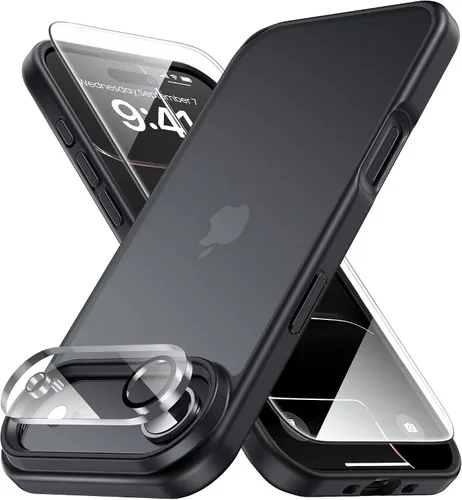 Vista 161 de Yriklso 3 en 1 Funda Magnética Fuerte para iPhone Air, 1X Protector de Pantalla + 1X Protector de Lente de Cámara, Cubierta Protectora a Prueba