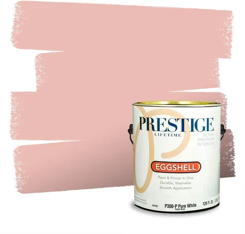 Vista 727 de Prestige Paints Pintura exterior e imprimación en uno, 1 galón, plano, coincidencia comparable de Valspar* Amber Rose*
