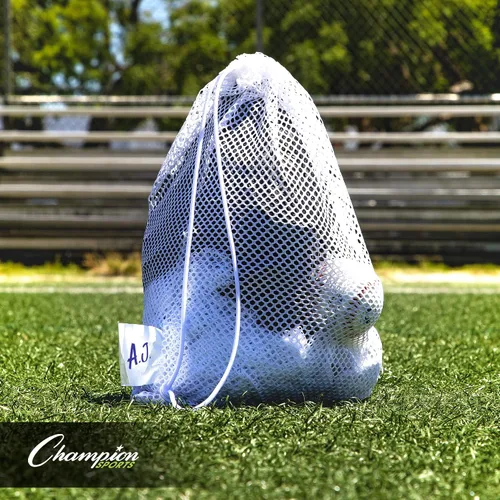 Vista 9 de Champion Sports Equipment Bag, Mesh, 12" X 18