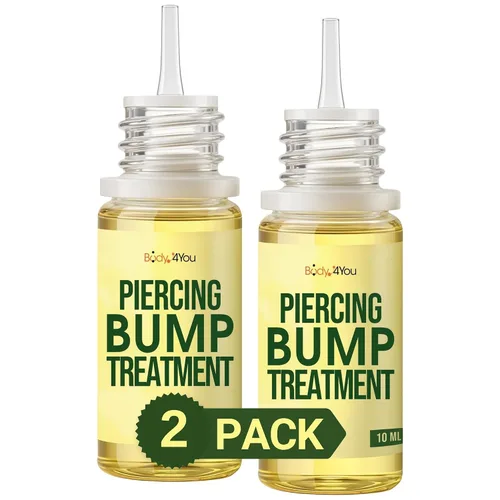 Vista 10 de BodyJ4You Eliminación de Protuberancias de Queloides de Piercing - Tratamiento Natural con Aceite para Protuberancias de Piercing - Limpiador