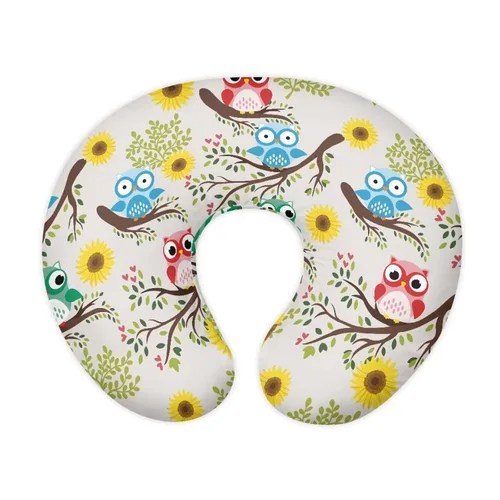 Vista 14 de Nursing Pillow Cover Stretchy Autumn Mushroom Ombre Cover for Breastfeeding Pillows Nursing Pillow Case for Newborn Fits the Original Support Pillow